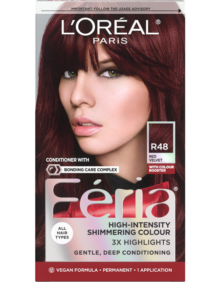 L'Oréal Feria Hair Color Red Velvet R48 (1 Count)