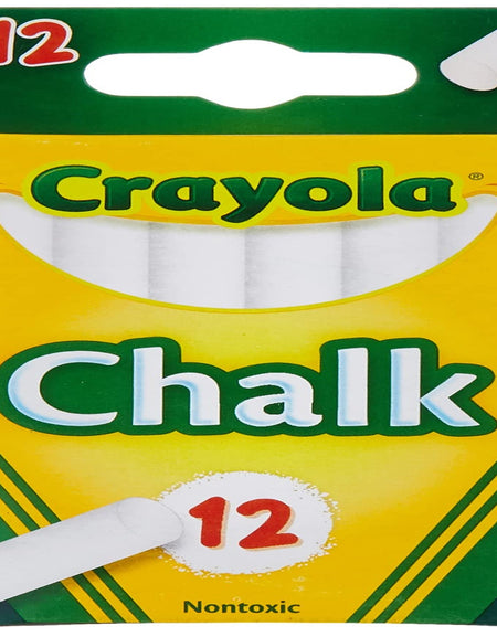Crayola White Chalk (12 Pack)