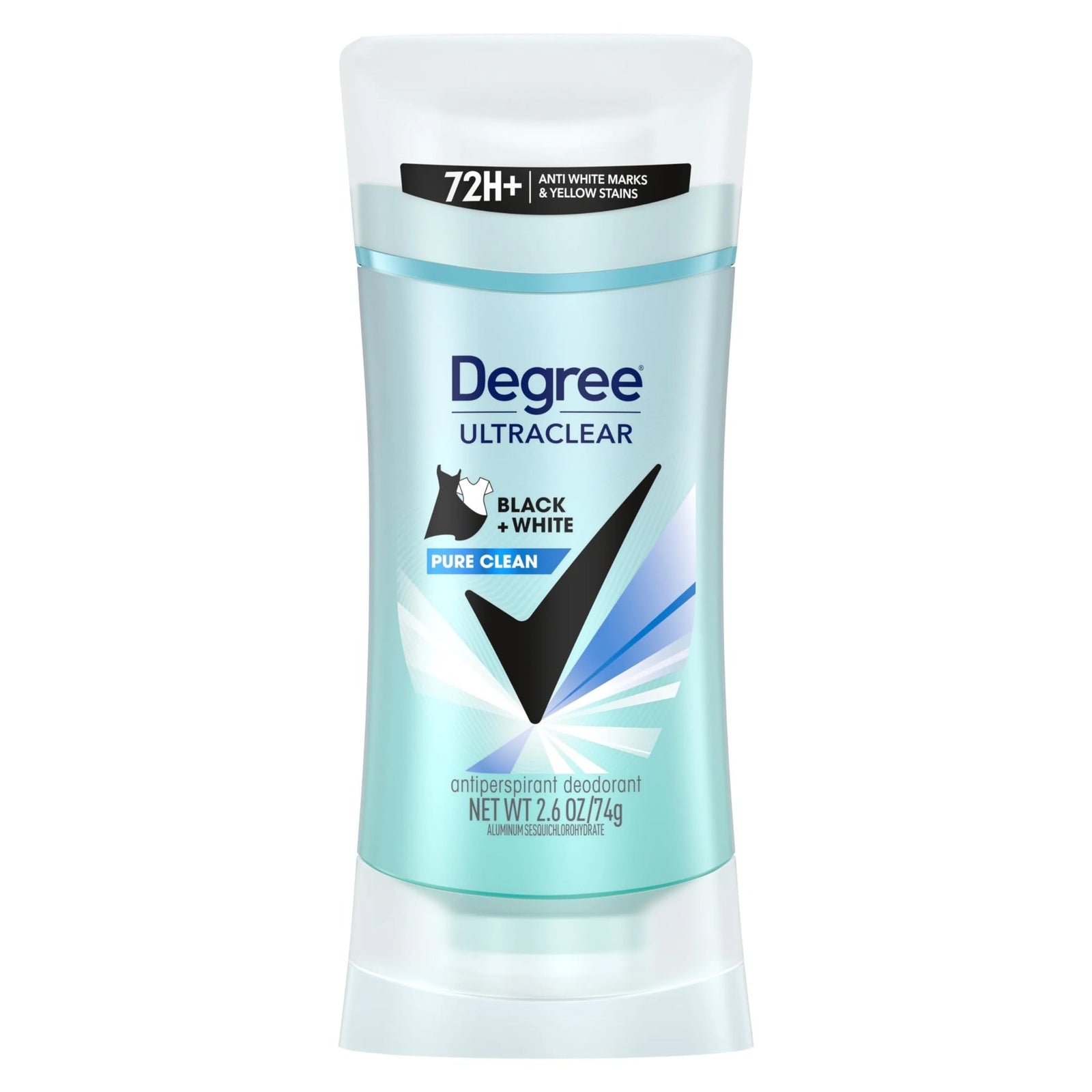 Degree Antiperspirant Deodorant Black+White (2.6 oz, Pack of 12)