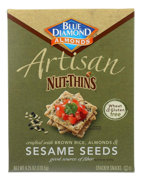 Artisan Nut Thins Sesame Crackers (4.25 oz, Case of 12)