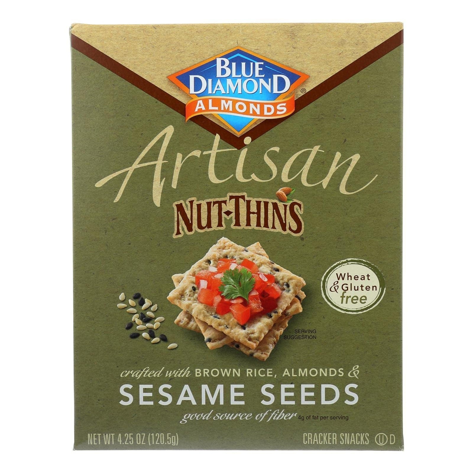 Artisan Nut Thins Sesame Crackers (4.25 oz, Case of 12)