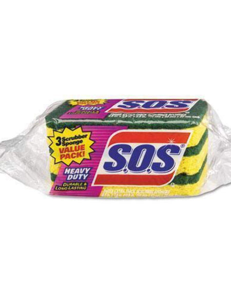 S.O.S. Scrubber Sponge (3 Pack)
