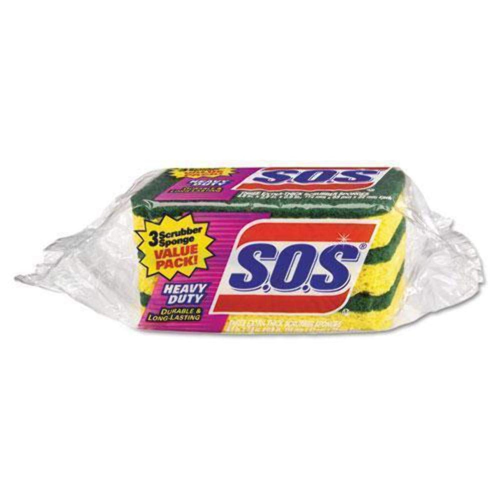 S.O.S. Scrubber Sponge (3 Pack)