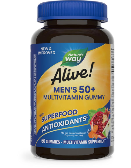 Nature's Way Alive! Men’s 50+ Gummies (60 ct)