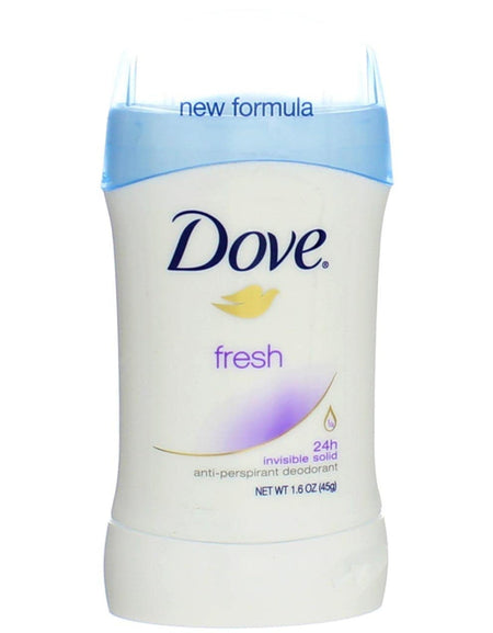 Dove Invisible Solid Deodorant - Fresh (1.6 oz, Pack of 2)