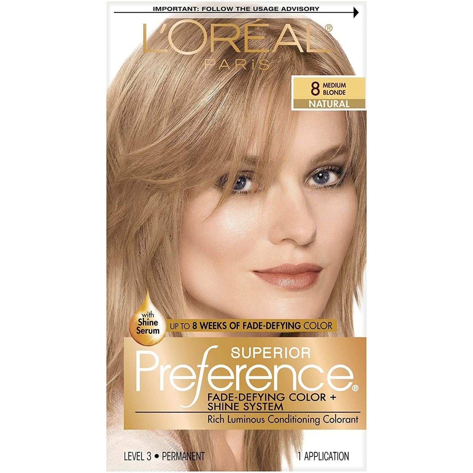 L'Oreal Hair Color Medium Blonde (Pack of 3)