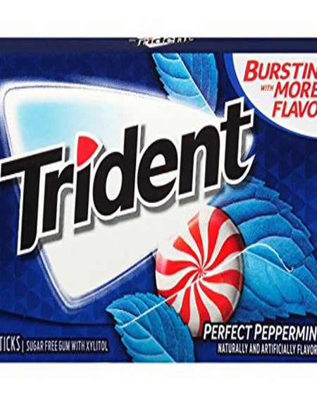 Trident Peppermint Gum (14 pieces)