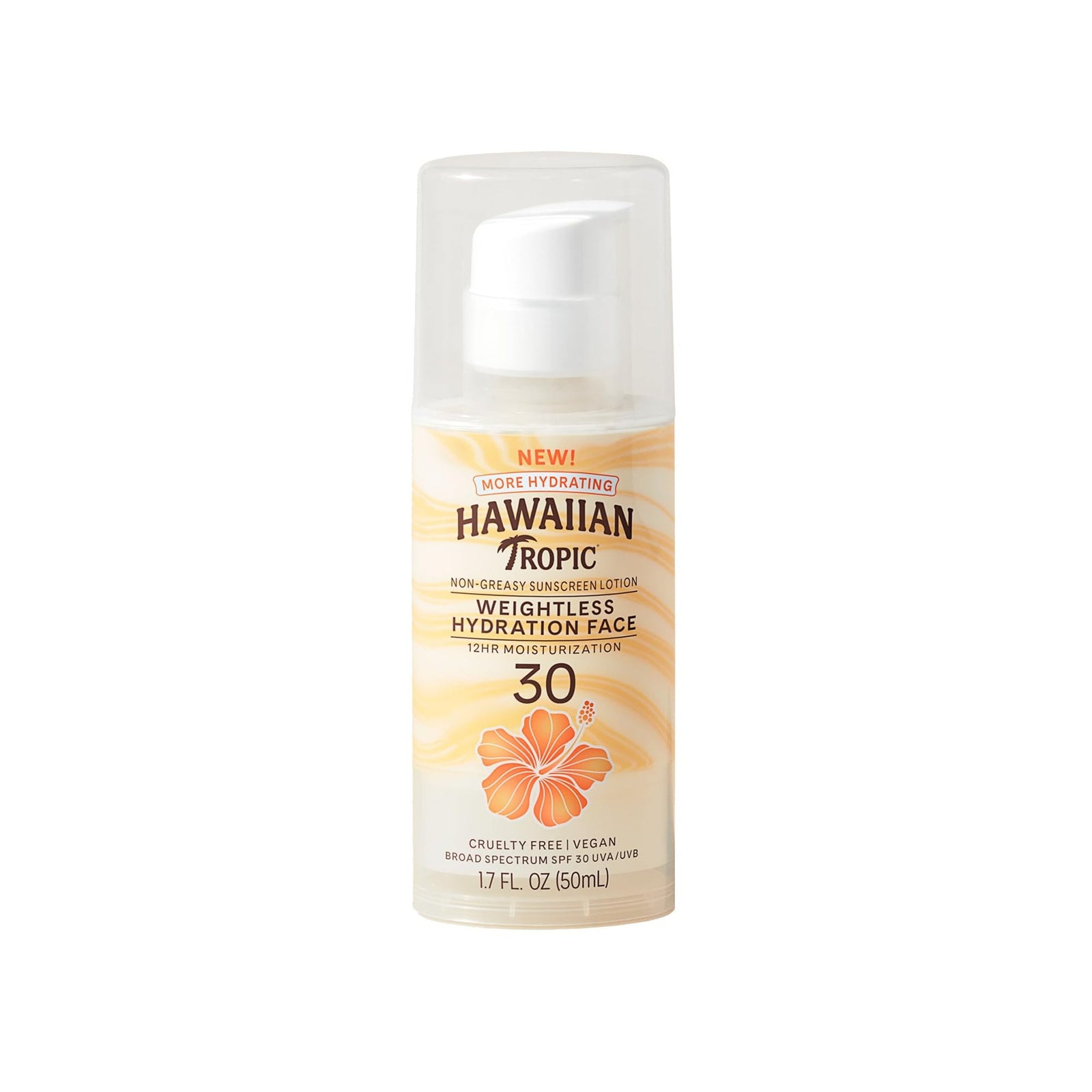 Hawaiian Tropic Face Sunscreen Lotion SPF 30 (1.7 oz)
