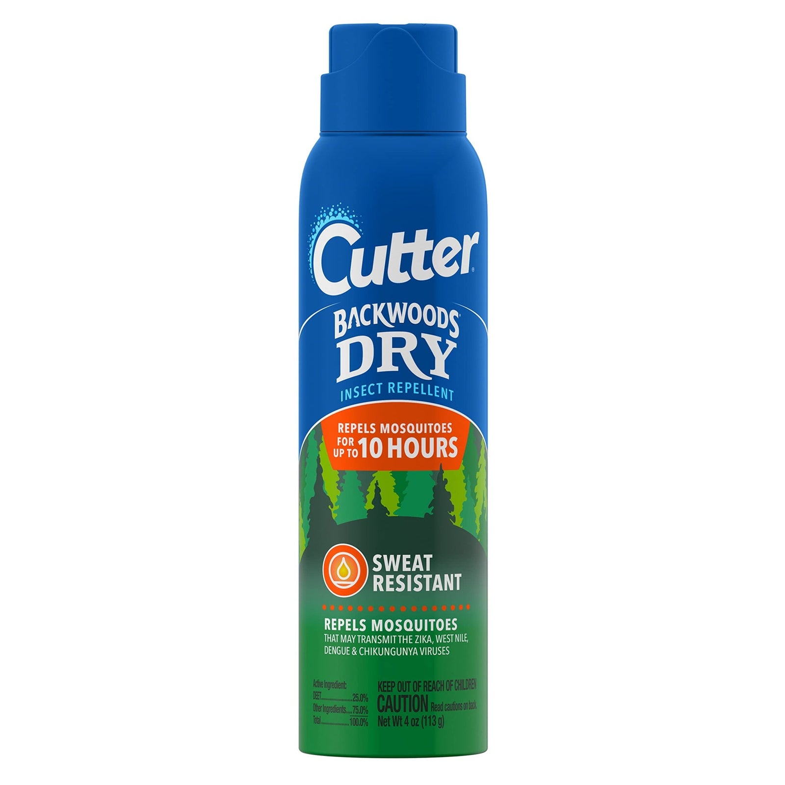 Cutter Backwoods Dry Insect Repellent (4 oz)