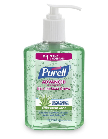 Advanced Hand Sanitizer Soothing Gel Fresh Scent (8 oz)