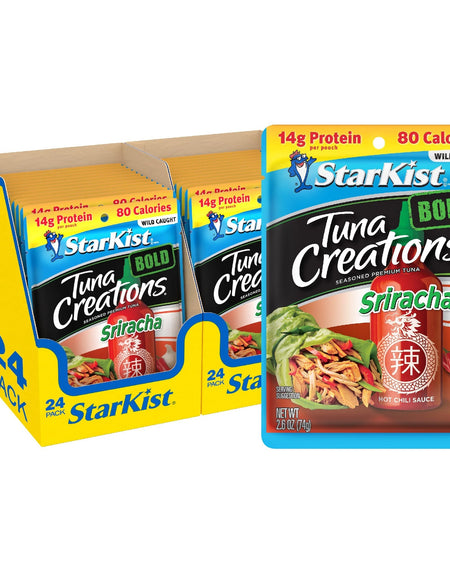 StarKist Tuna Creations Bold Sriracha (2.6 oz, Pack of 24)