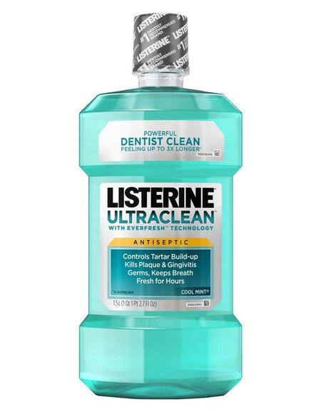 Listerine Ultraclean Mouthwash Mint (1.5 L)