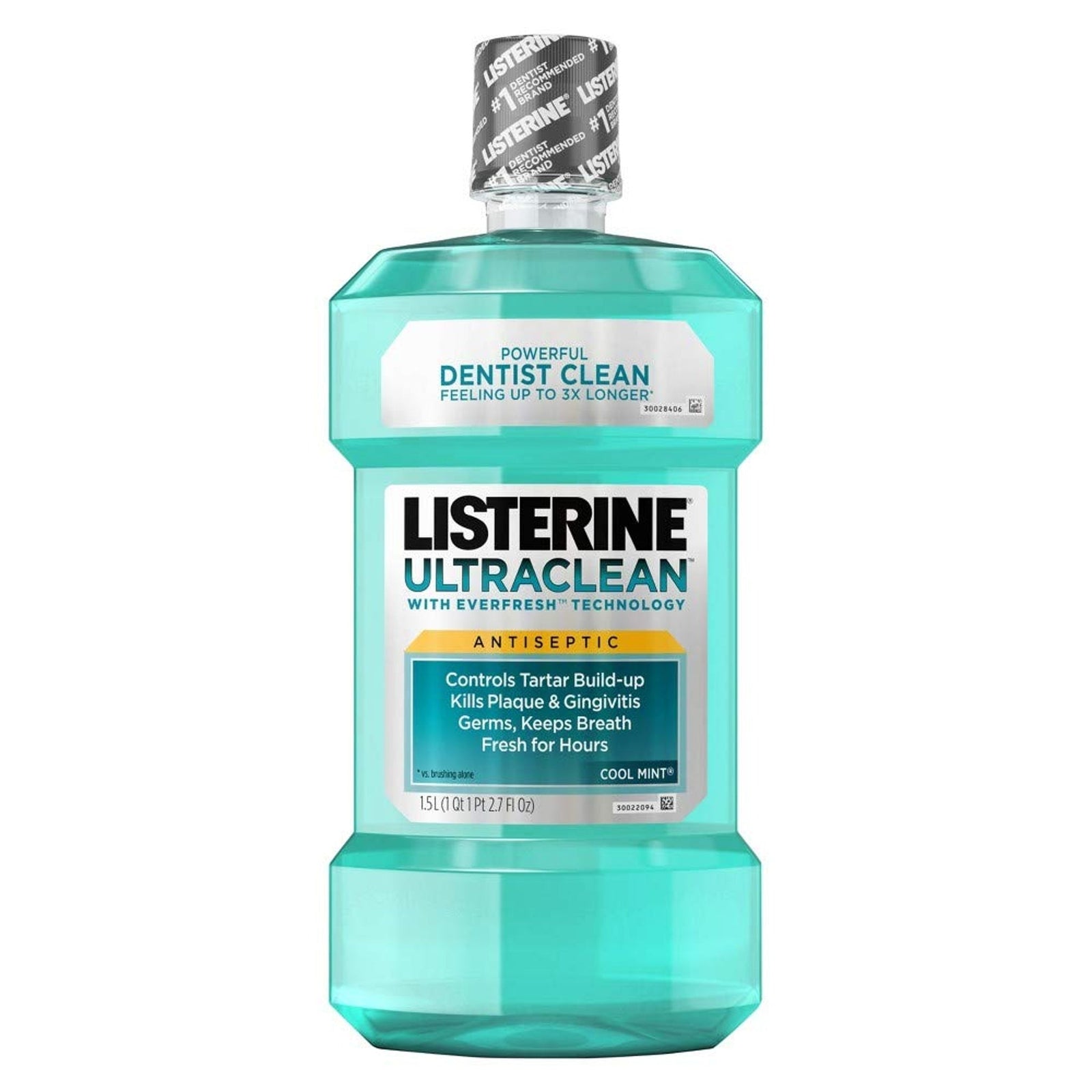 Listerine Ultraclean Mouthwash Mint (1.5 L)