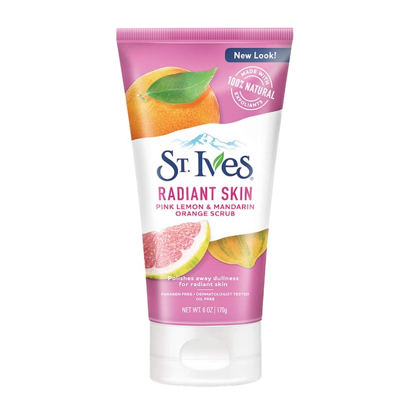 St. Ives Radiant Skin Face Scrub Pink Lemon & Mandarin Orange (6 oz)