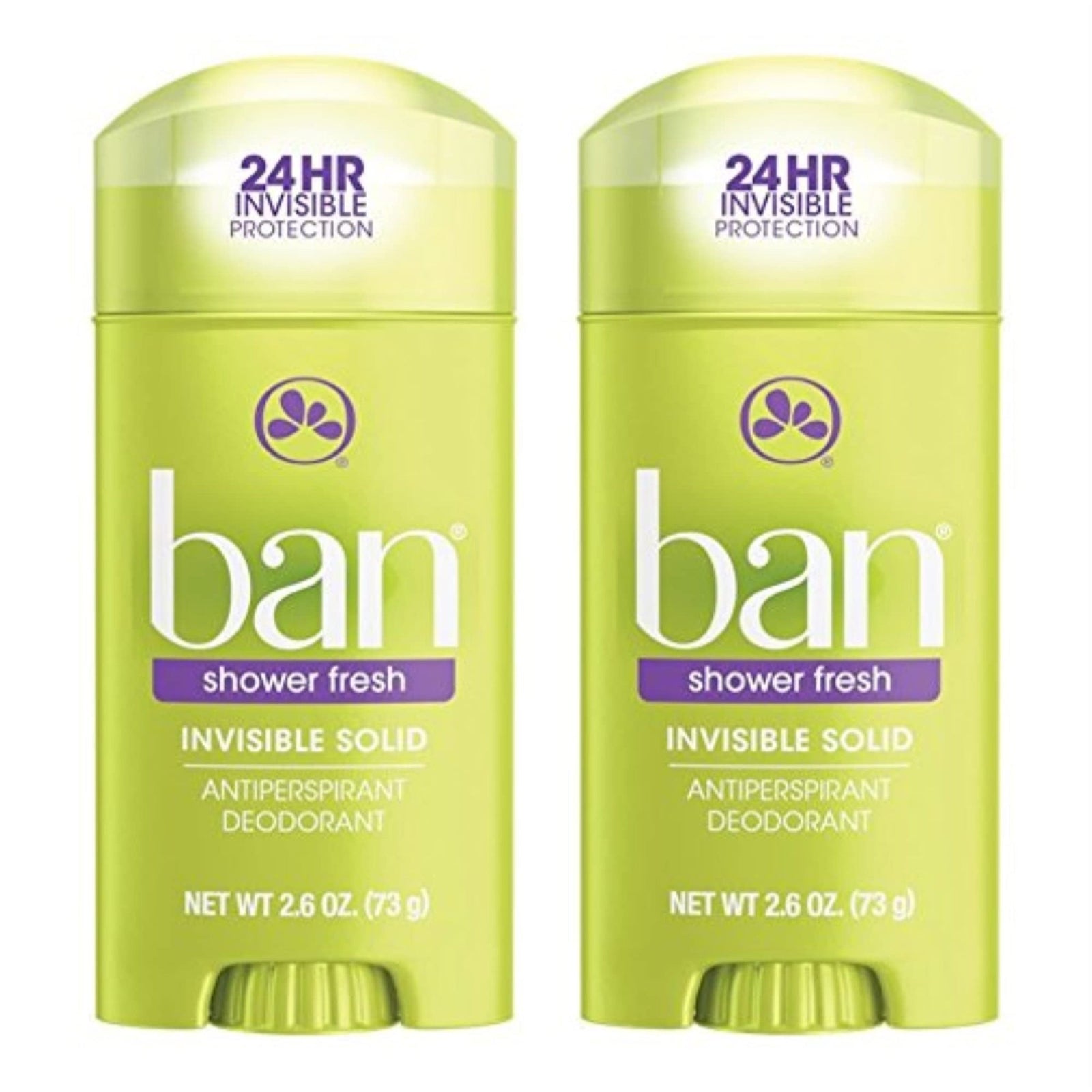 Ban Deodorant Shower Fresh (2.6 oz, Pack of 2)