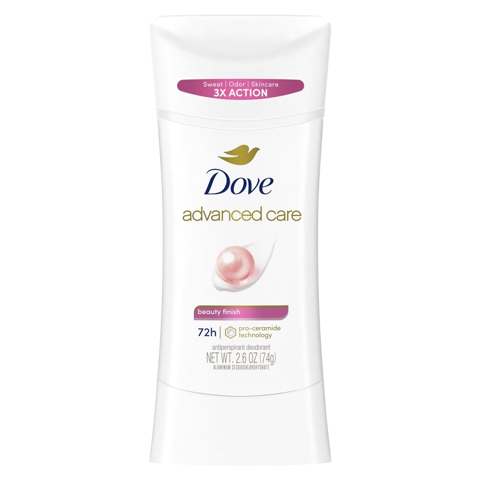 Dove Advanced Care Deodorant Stick Beauty Finish (2.6 oz)