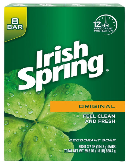 Irish Spring Deodorant Soap Original (8 Count)