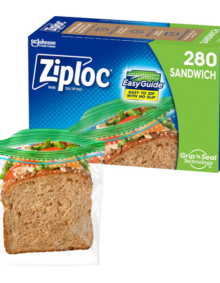 Ziploc Sandwich and Snack Bags (280 Bags Total)