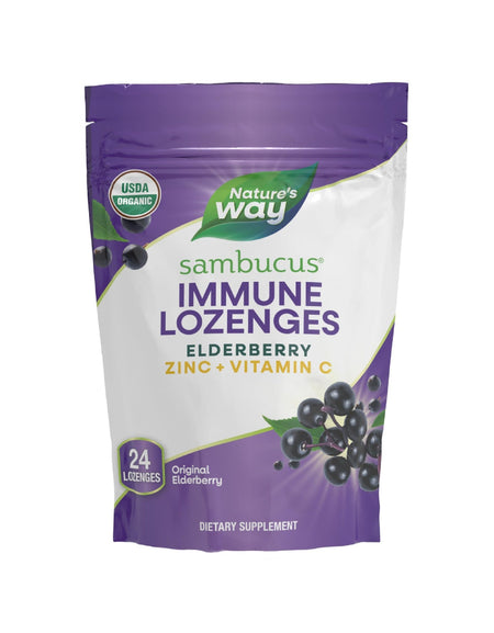 Nature's Way Sambucus Immune Lozenges (24 Count, Pack of 3)