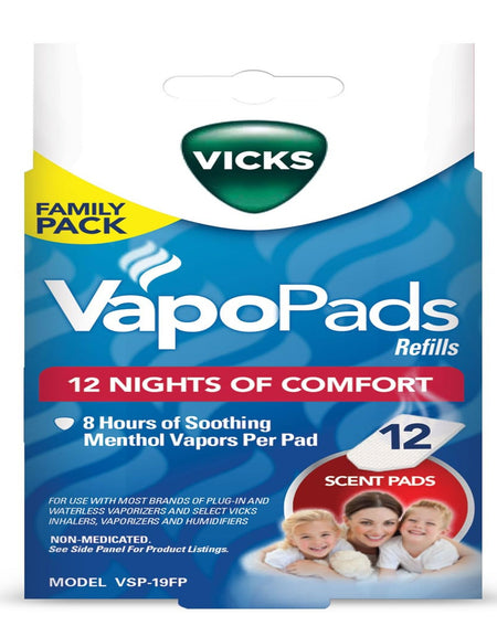 Vicks Vapo Pad Family Pack (12 Count)