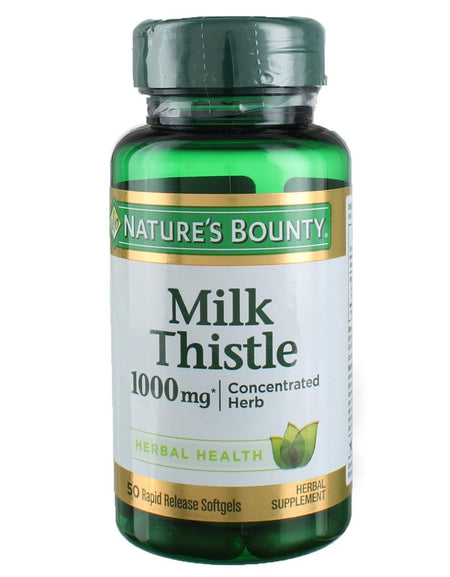 Nature's Bounty Milk Thistle Softgels (50 Count)