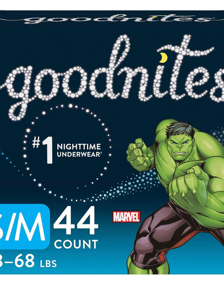 Goodnites Bedwetting Underwear Boys S/M (44 Count)