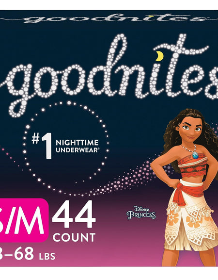 Goodnites Bedwetting Underwear Girls S/M (44 Count)