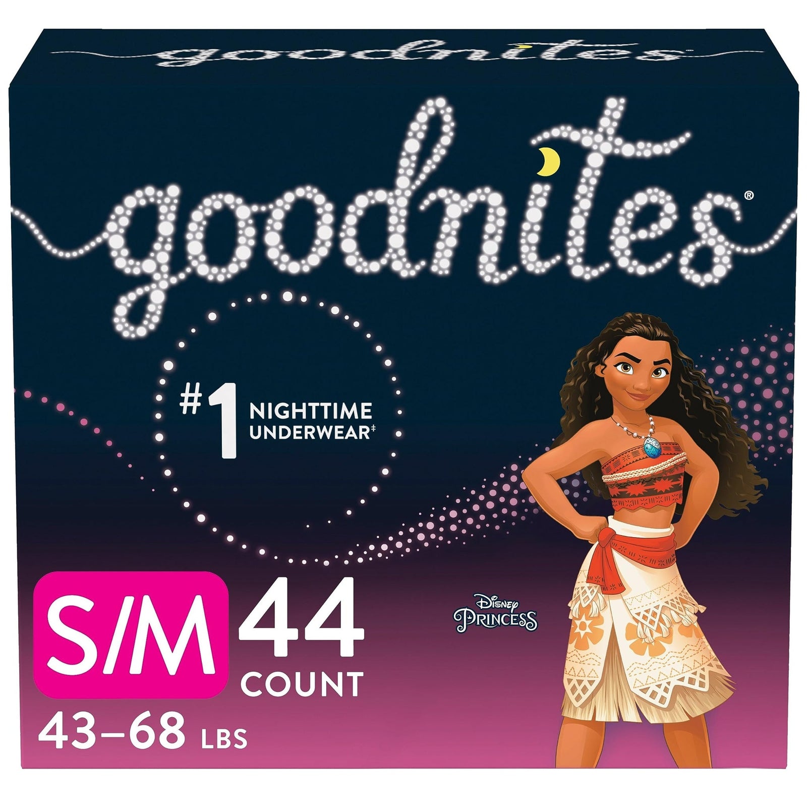 Goodnites Bedwetting Underwear Girls S/M (44 Count)