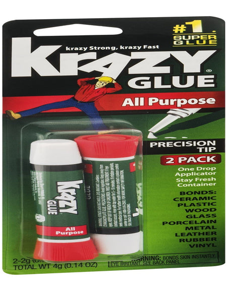 Krazy Glue All Purpose Tubes (2 Count, Pack of 48)