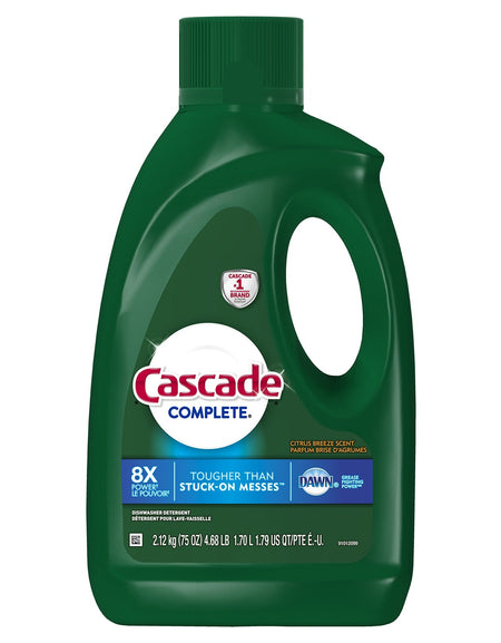 Cascade Complete Gel Citrus Breeze (75 oz)