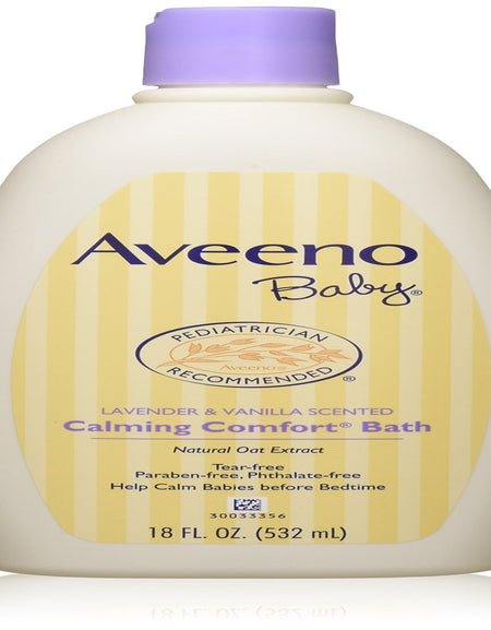 Aveeno Baby Calming Comfort Bath (18 oz, Pack of 2)