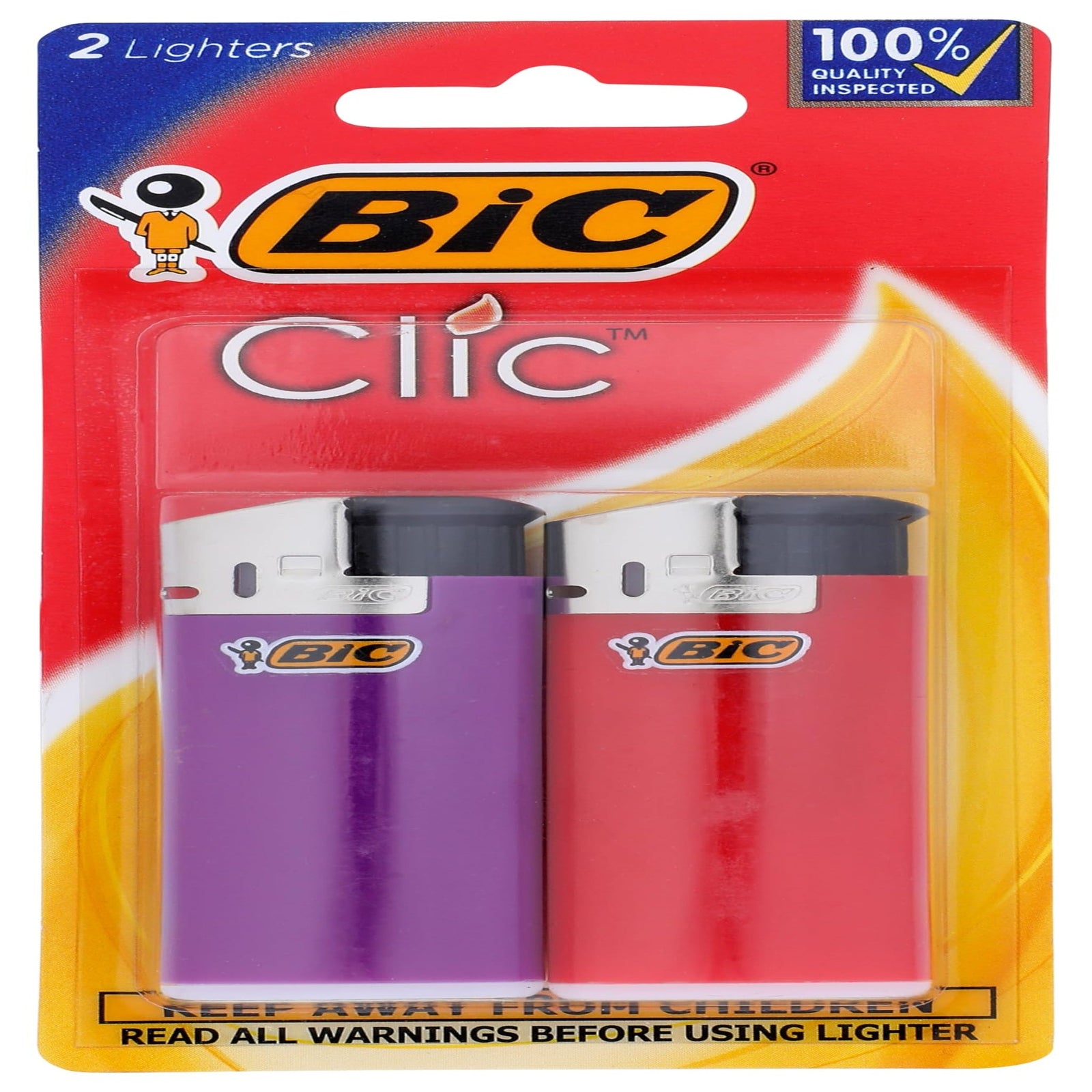 Bic Minitronic Pocket Lighter (2 Pack)