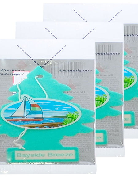 Little Trees Air Freshener Bayside Breeze (3 Pack)