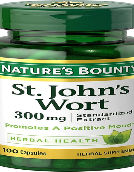 Nature’s Bounty St. John’s Wort Capsules (100 Count)