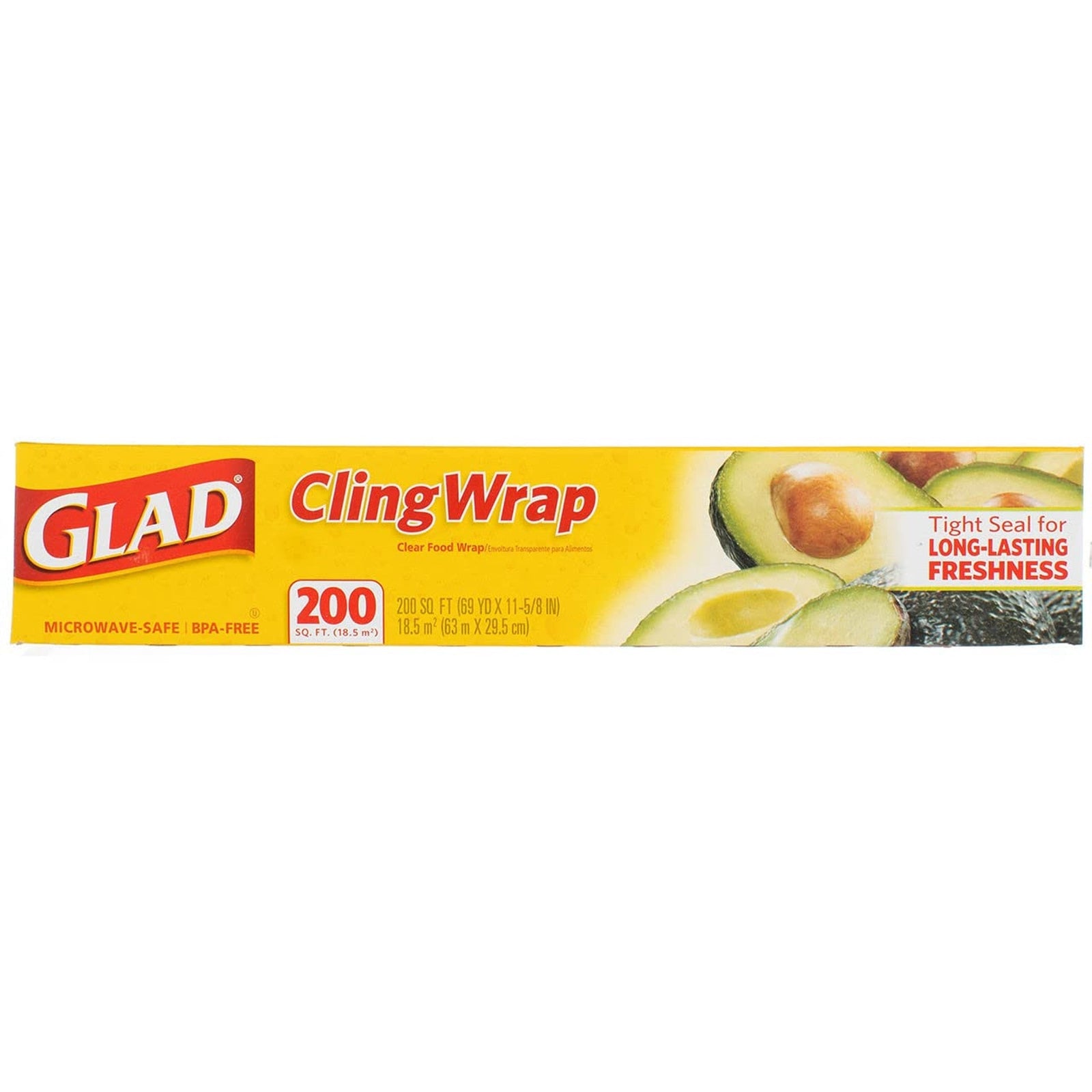 Glad Cling Wrap (200 Sq Ft, Pack of 3)