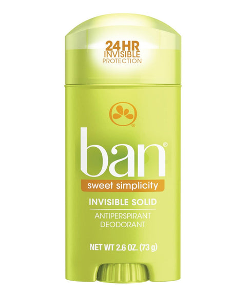 Ban Deodorant Sweet Simplicity (2.6 oz, Pack of 2)