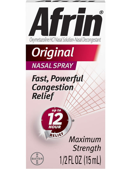 Afrin Original Nasal Spray (0.5 oz, Pack of 3)