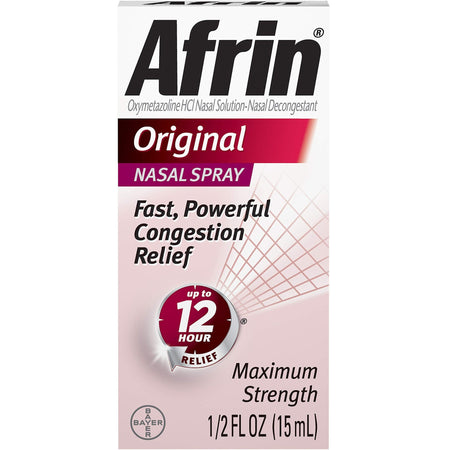 Afrin Original Nasal Spray (0.5 oz, Pack of 3)