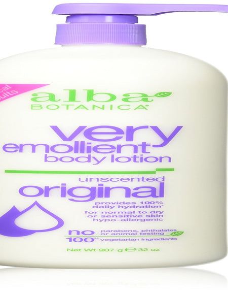 Alba Botanica Unscented Body Lotion (32 oz)