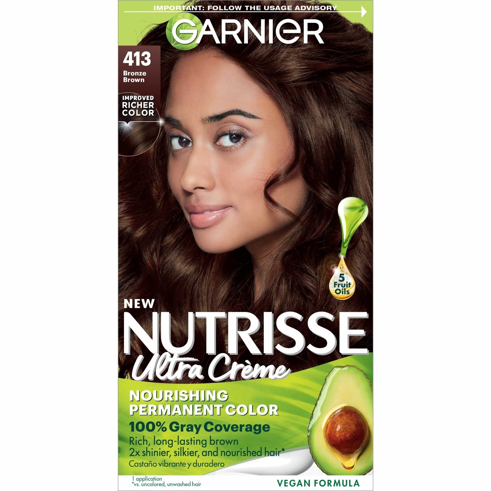 Garnier Nutrisse Hair Color Bronze Brown (1 Count)