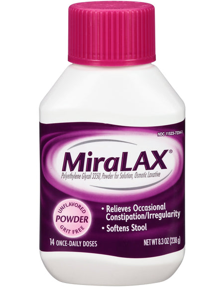 MiraLAX Laxative Powder (8.3 oz, 12 Pack)
