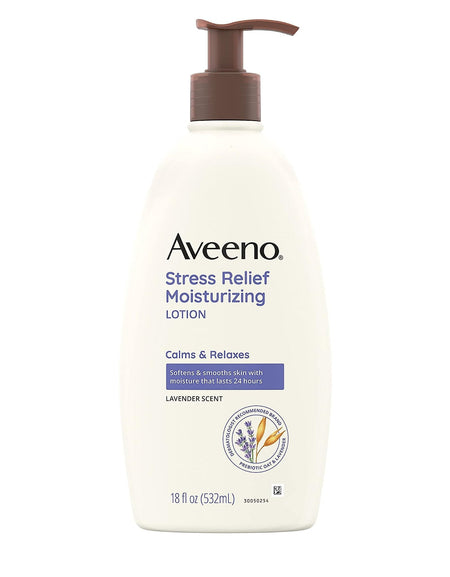 Aveeno Stress Relief Body Lotion (18 oz, 3 Pack)