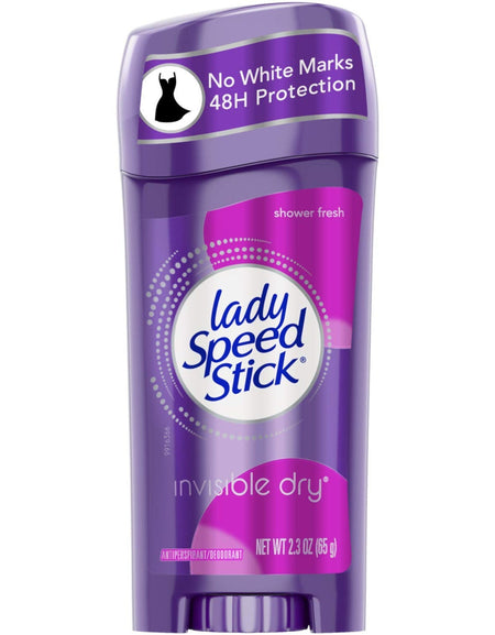 Lady Speed Stick Invisible Dry Shower Fresh (2.3 oz, 4 Pack)