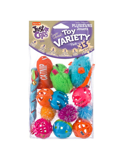 Hartz Just For Cats Toy Variety Pack (13 Piece)