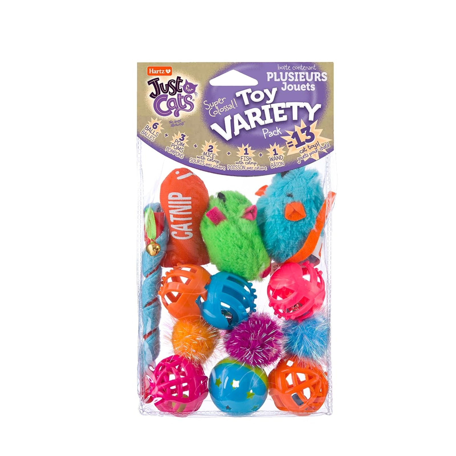Hartz Just For Cats Toy Variety Pack (13 Piece)