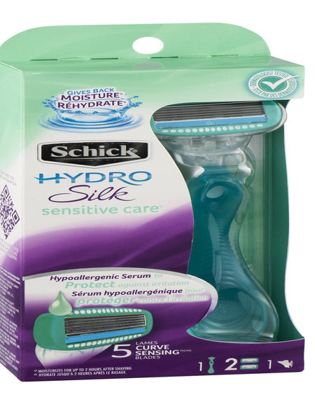 Schick Hydro Silk Sensitive Razor (2 Pack)