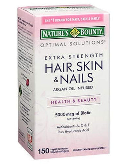 Nature’s Bounty Hair, Skin & Nails Extra Strength (150 Softgels)