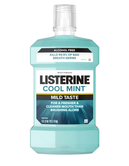 Listerine Total Care Mouthwash Fresh Mint (1 L, 2 Pack)