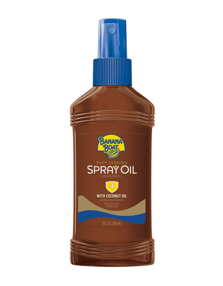 Banana Boat Deep Tanning Spray SPF 4 (8 oz, 9 Pack)