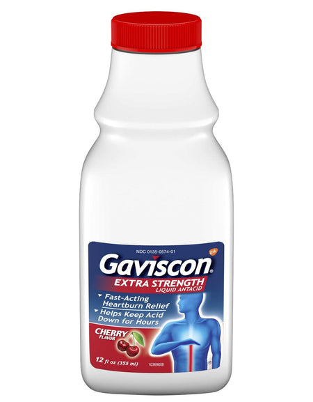 Gaviscon Cherry Liquid Antacid (12 oz)